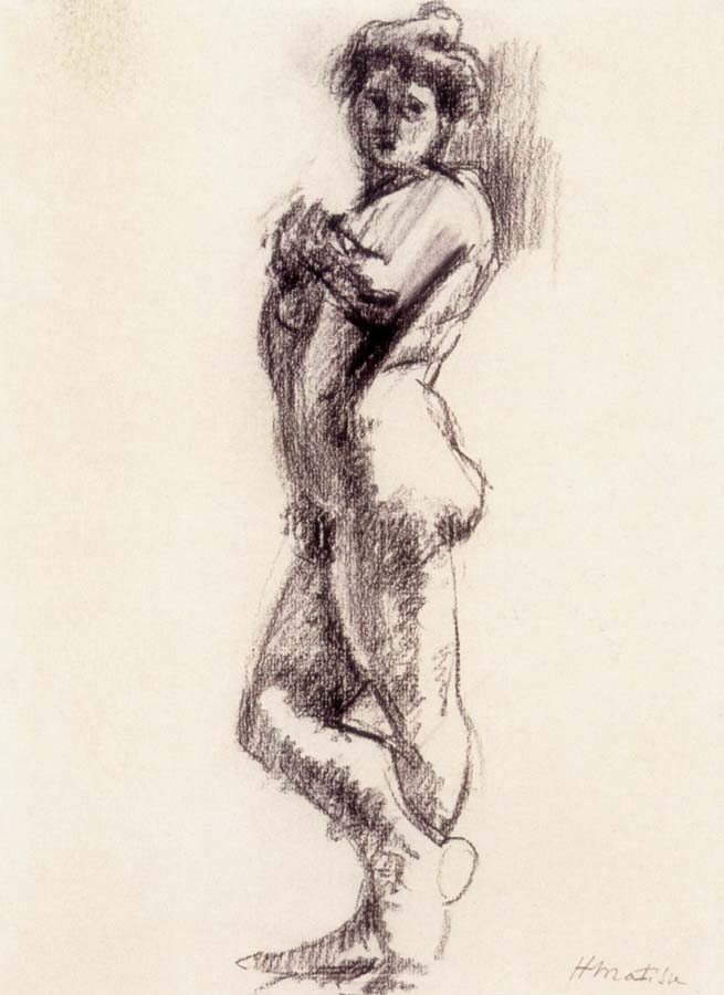 Standing nude